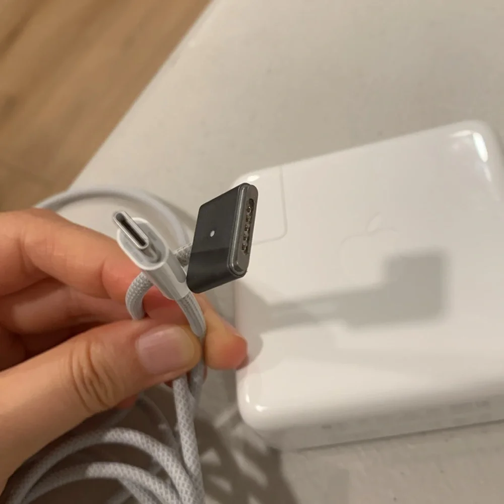 original apple mac book adapter and cable